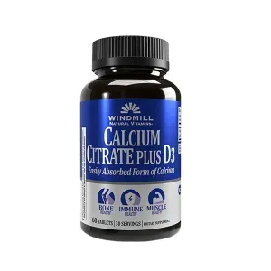 CITRATO DE CALCIO + VITAMINA D3 60 TAB - WINDMILL