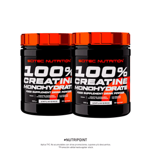PACK DUO CREATINA MONOHIDRATADA 300G - SCITEC NUTRITION