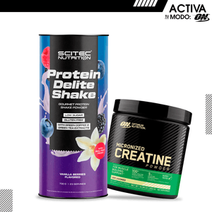 PROTEINA DELITE SHAKE 700G + CREATINA 300G