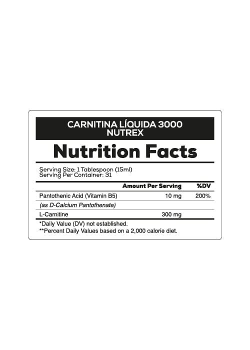 Carnitina Líquida 3000 - Nutrex