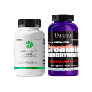 HAIR, SKIN & NAILS + CREATINA MONOHIDRATADA 300G UN