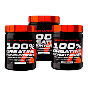 TRIPACK CREATINA MONOHIDRATADA 300G - SCITEC NUTRITION