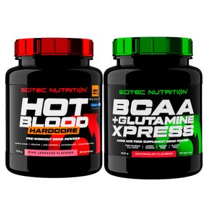 HOT BLOOD 700G + BCAA & GLUTAMINE 600G