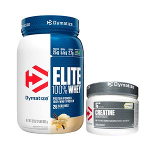ELITE WHEY 2LB + CREATINA DYMATIZE 300G
