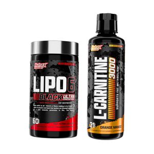 LIPO-6 BLACK 60 CAPS + L-CARNITINE 3000 465 ML