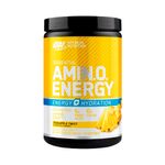 front view amino energy optimum nutrition 285g pineapple twist