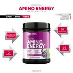 amino energy optimum nutrition 585g concord grape