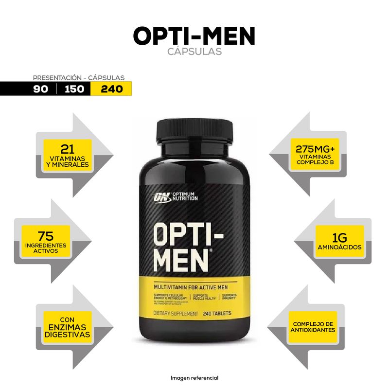info opti men 240 capsules optimum nutrition