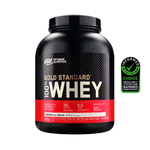 front view gold standar 100 whey protein 5 lb optimum nutrition cookies & cream