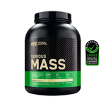 front view serious mass 6 lb optimum nutrition vanilla
