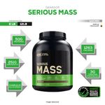 info serious mass 6 lb optimum nutrition chocolate