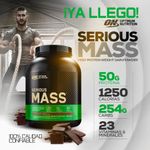 serious mass 6 lb optimum nutrition chocolate