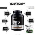 info platinum hydrowhey turbo 3.61 lb optimum nutrition chocolate