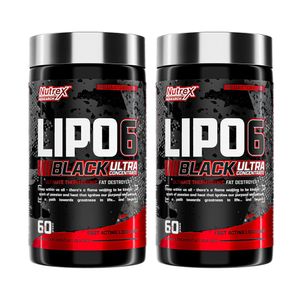 PACK DUO LIPO-6 BLACK ULTRA CONCENTRATE 60 CAPS - NUTREX