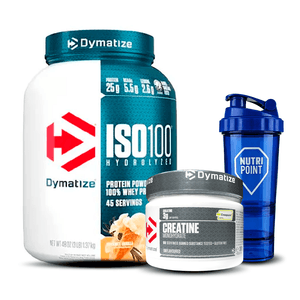 PACK DYMATIZE ISO100 3LB + CREATINA + SHAKER