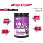 amino energy optimum nutrition 270g concord grape