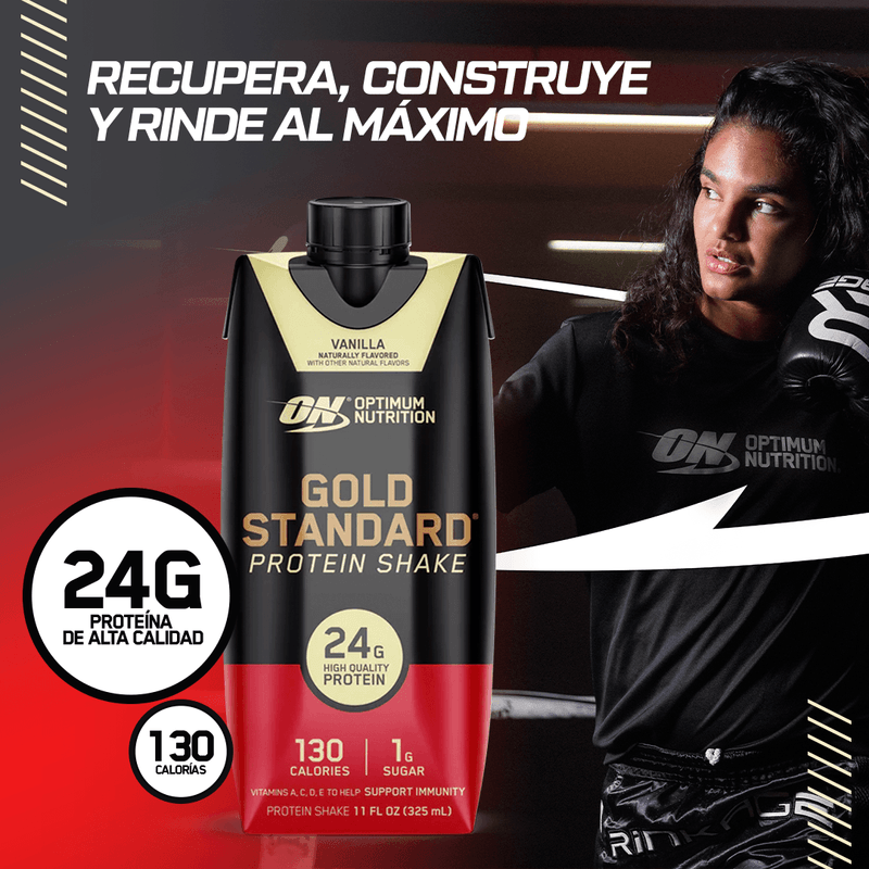 gold standard protein shake 325 ml optimum nutrition vanilla