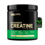 front view creatina micronized 300 g optimum nutrition