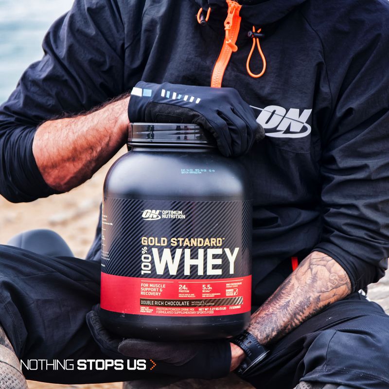gold standar 100 whey protein 5 lb optimum nutrition chocolate